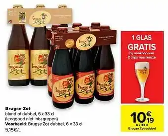 Carrefour Market Brugse zot dubbel aanbieding
