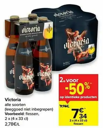 Carrefour Victoria flessen aanbieding