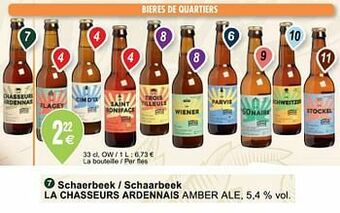 Cora Schaerbeek - schaarbeek la chasseurs ardennais amber ale aanbieding