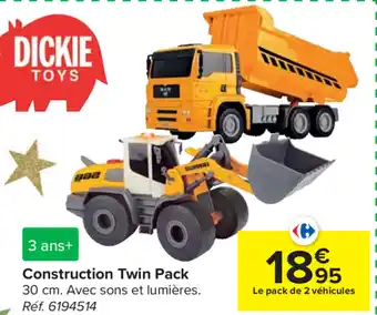 Dickie Toys Construction Twin Pack