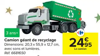 Dickie Camion geant de recyclage