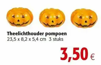 Theelichthouder pompoen