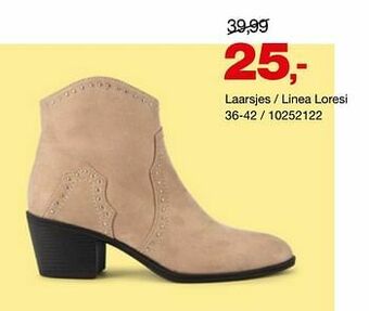 Bristol Laarsjes - linea loresi aanbieding