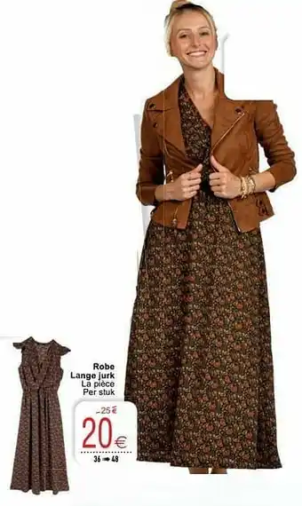 Cora Robe lange jurk aanbieding