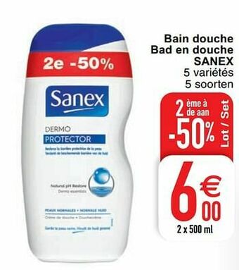 Cora Bain douche bad en douche sanex aanbieding