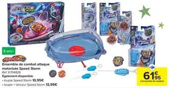 Beyblade Ensemble de combat attaque motorisee Speed Storm