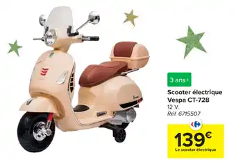 Scooter electrique Vespa CT-728