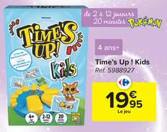 Carrefour Time's Up! Kids aanbieding