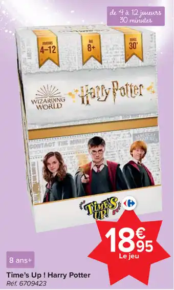 Carrefour Time's Up! Harry Potter aanbieding