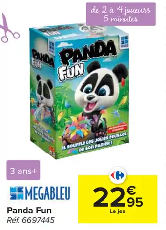 Carrefour Megableu Panda Fun aanbieding