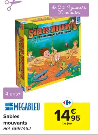 Megableu Sables mouvants