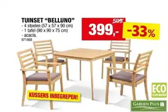 Hubo TUINSET “BELLUNO” aanbieding