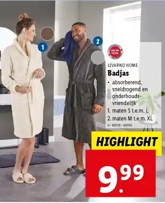 Lidl Badjas aanbieding