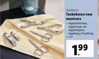 Lidl Toebehoren voor manicure aanbieding