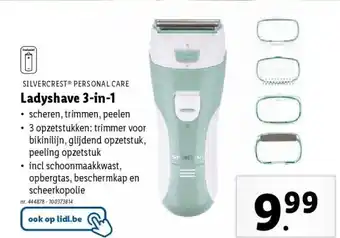 Lidl Ladyshave 3-in-1 aanbieding