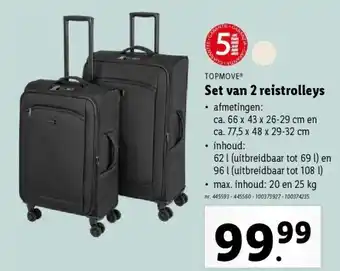 Lidl Reistrolley aanbieding