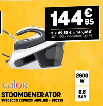 Electro Depot STOOMGENERATOR aanbieding