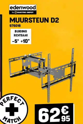 Electro Depot MUURSTEUN D2 aanbieding