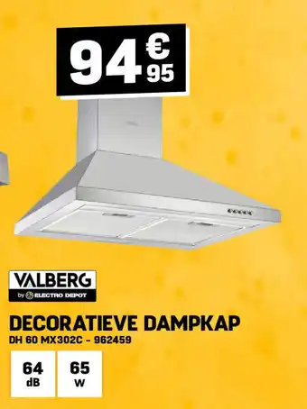 Electro Depot DECORATIEVE DAMPKAP aanbieding