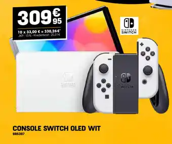 Electro Depot CONSOLE SWITCH OLED WIT aanbieding