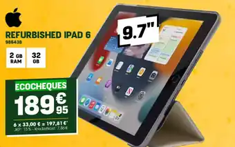 Electro Depot REFURBISHED IPAD 6 aanbieding