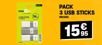 Electro Depot PACK 3 USB STICKS aanbieding