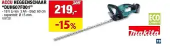 Hubo ACCU HEGGENSCHAAR “DUH607F001” aanbieding