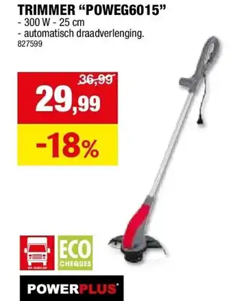 Hubo TRIMMER “POWEG6015” aanbieding