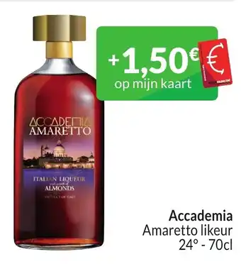 Intermarché Accademia Amaretto likeur 24° 70cl aanbieding