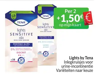 Intermarché Lights by Tena Inlegkruisjes voor urine-incontinentie aanbieding