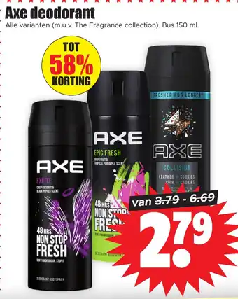 Dirk Axe deodorant aanbieding