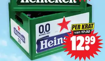 Dirk Heineken Bier 0.0% Krat 24 flessen aanbieding