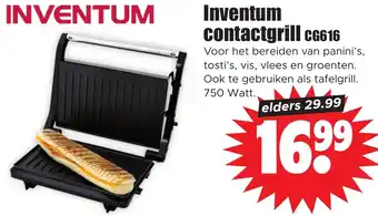 Dirk Inventum contactgrill CG616 aanbieding