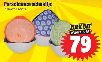 Porseleinen schaaltje