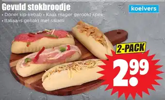 Dirk Gevuld stokbroodje 2 pack aanbieding