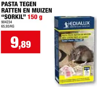 Hubo PASTA TEGEN RATTEN EN MUIZEN SORKIL 150 g aanbieding