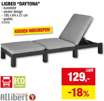 Hubo LIGBED DAYTONA aanbieding