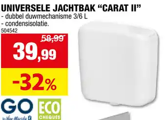 Hubo UNIVERSELE JACHTBAK CARAT II aanbieding