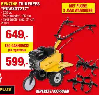 Hubo BENZINE TUINFREES POWXG7217 aanbieding