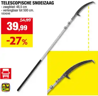 Hubo TELESCOPISCHE SNOEIZAAG aanbieding