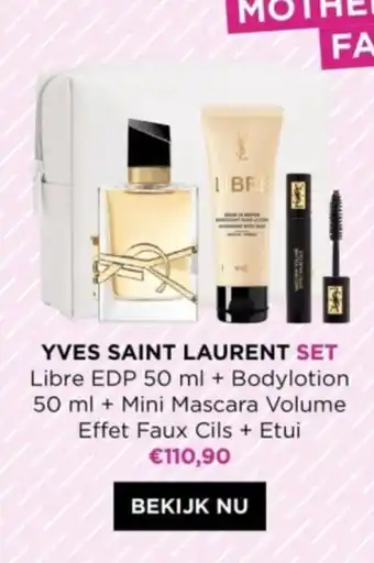 ICI PARIS XL YVES SAINT LAURENT SET aanbieding