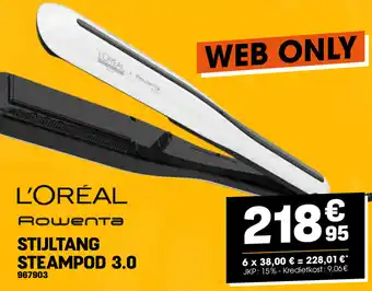 Electro Depot L'ORÉAL STIJLTANG STEAMPOD 3.0 aanbieding