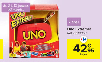 Carrefour Uno Extreme! aanbieding