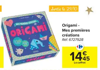 Carrefour Origami Mes premieres creations aanbieding