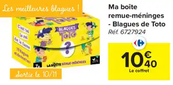 Ma boite remue-meninges - Blagues de Toto