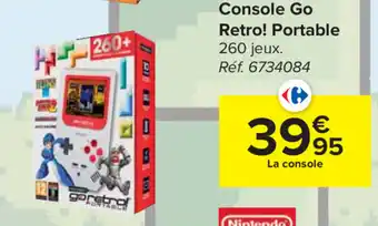 Carrefour Console Go Retro! Portable aanbieding