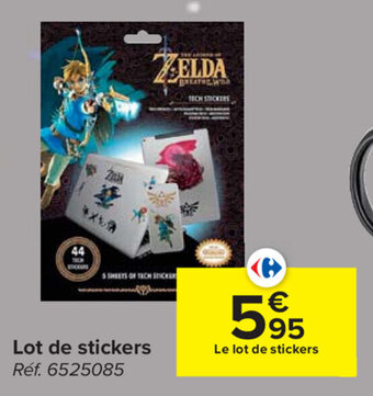 Lot de stickers