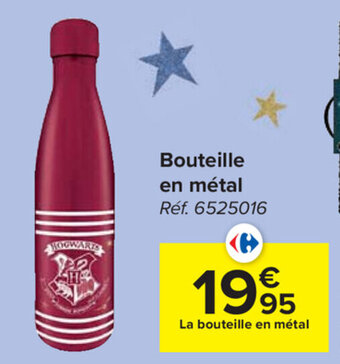 Carrefour Bouteille en metal aanbieding