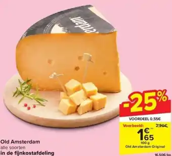 Carrefour Old Amsterdam 100g aanbieding