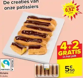 Carrefour Eclairs aanbieding